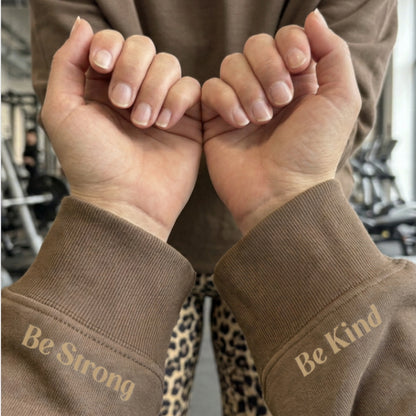 Be Strong, Be Kind | Ladies Cropped Hoodie
