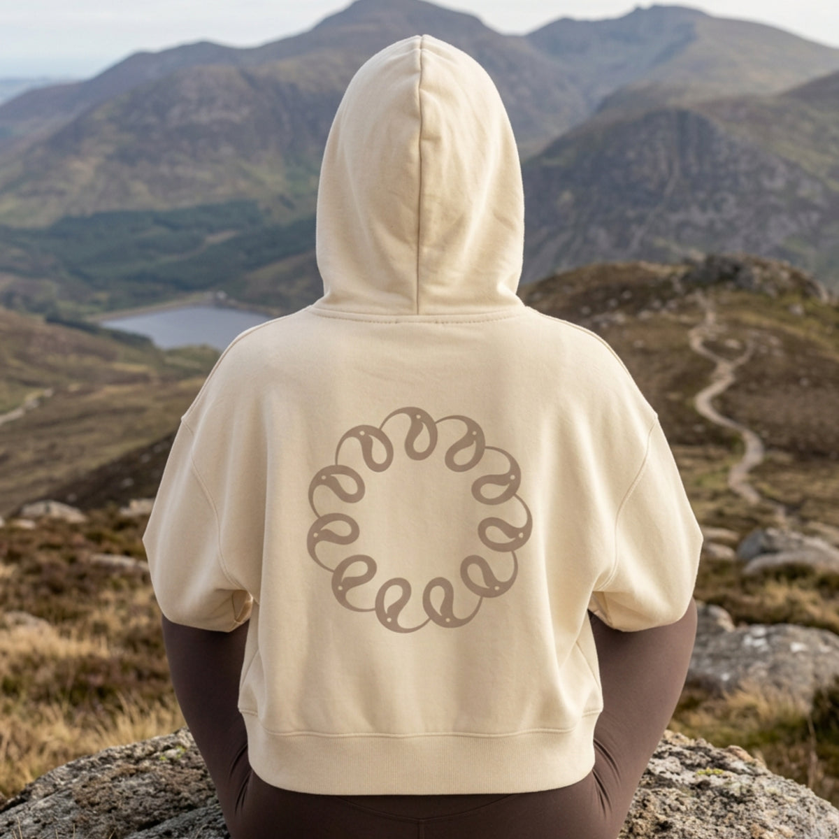 Be Strong, Be Kind | Ladies Cropped Hoodie