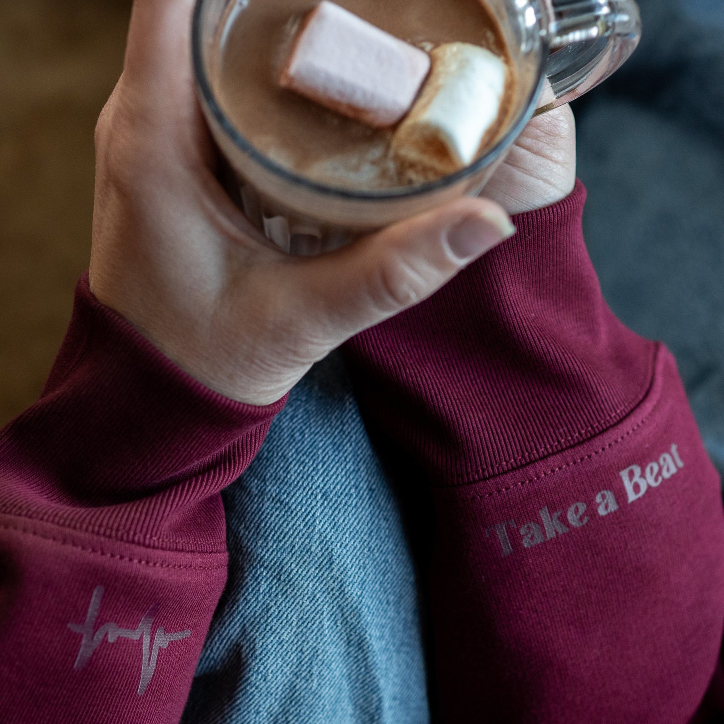 Take A Beat | Cropped Hoodie