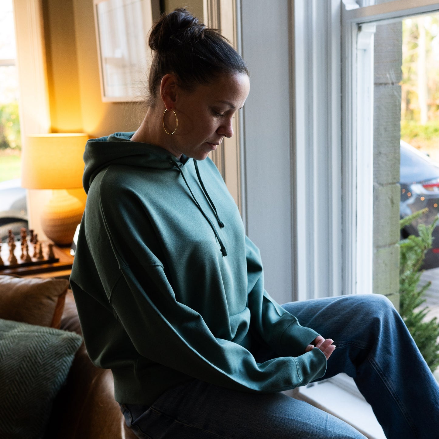 Take A Beat | Cropped Hoodie